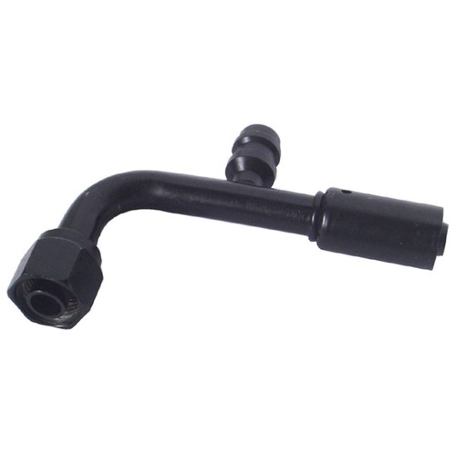 Atco Steel Fitting # 8 FOR - Reduced Beadlock #8 90° With R134a Port - SRX1322-3
