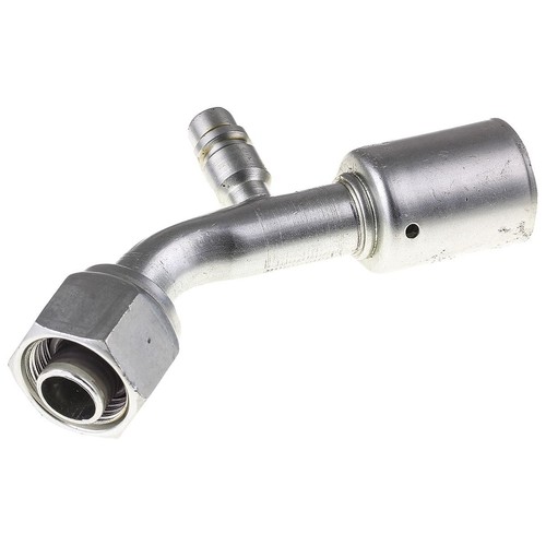 Atco Steel Fitting # 10 FOR - Beadlock #10 45° With R134a Port - SBX1313-3 Auto