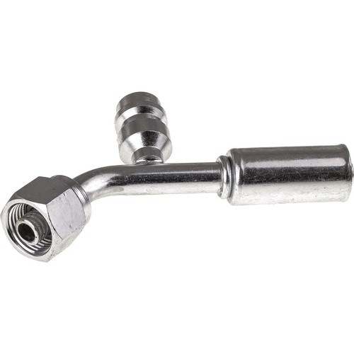 OEX Steel Fitting # 6 FOR - Reduced Beadlock #6 45° With R134a Port - RSX1311-3