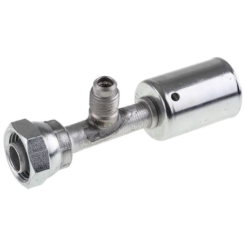 Atco Aluminium Fitting # 8 FOR - Beadlock #8 Straight With R12 Port - BLX1302-1