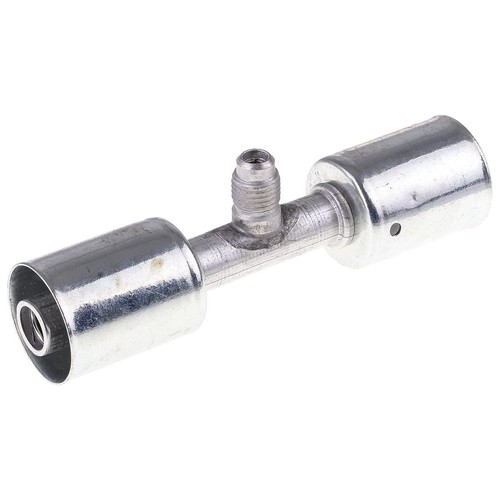 Atco Aluminium Fitting # 10 Splicer Beadlock #10 Straight With R12 Port - BLX610