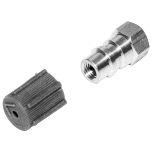 Fitting Steel 1/4 Female Flare Service Port Low Straight - STX6363 Auto Part