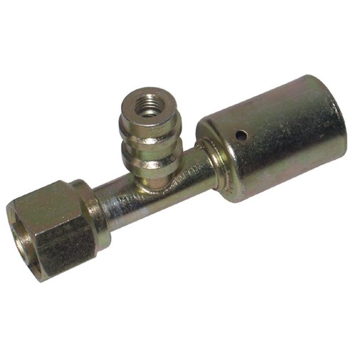 Atco Steel Fitting # 8 FOR - Beadlock #8 Straight With R134a Port - SBX1302-3