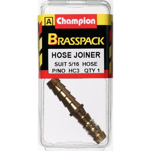 Champion Brass Hose Joiner – 5/16in - HC3 Replacement Hose Auto Part
