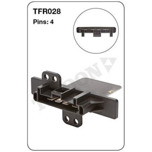Tridon Heater Fan Resistor - TFR028 Brake Parts Auto Part