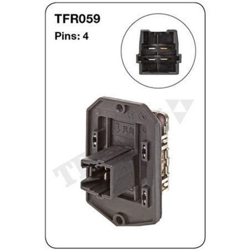 Tridon Heater Fan Resistor - TFR059 Brake Parts Auto Part
