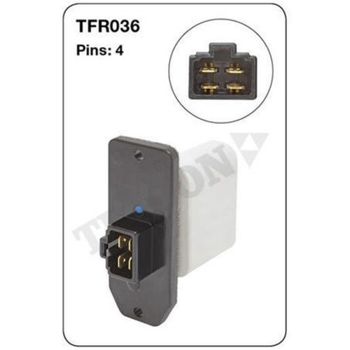Tridon Heater Fan Resistor - TFR036 Brake Parts Auto Part