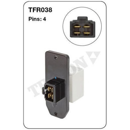 Tridon Heater Fan Resistor - TFR038 Brake Parts Auto Part
