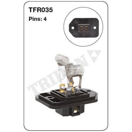 Tridon Heater Fan Resistor - TFR035 Brake Parts Auto Part