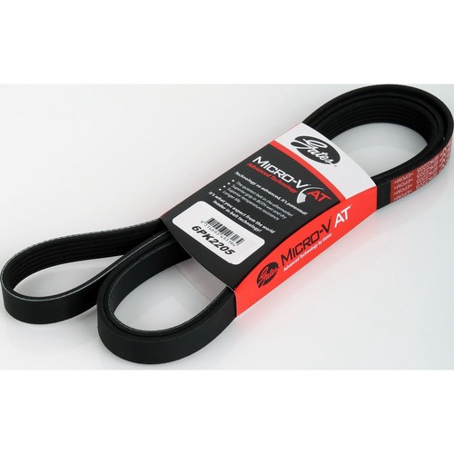 Gates Micro-V Multi Ribbed Drive Belt 6 Rib x 2205mm - 6PK2205 Auto Part