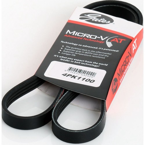Gates Micro-V Multi Ribbed Drive Belt 4 Rib x 1100mm - 4PK1100 Auto Part