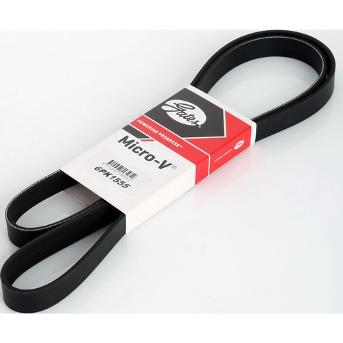 Gates Micro-V Multi Ribbed Drive Belt 6 Rib x 1555mm - 6PK1555 Auto Part