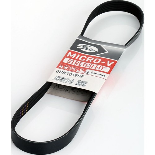 Gates Micro-V Multi Ribbed Drive Belt 6 Rib x 1019mm Stretch Fit - 6PK1019SF