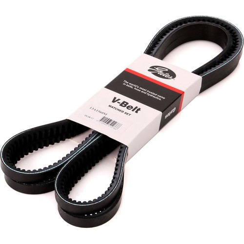 Gates V Drive Belt 13mm Top Width x 1560mm Matched Pair - 13A1560M Auto Part