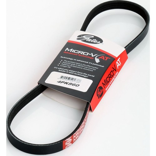 Gates Micro-V Multi Ribbed Drive Belt 4 Rib x 860mm - 4PK860 Auto Part