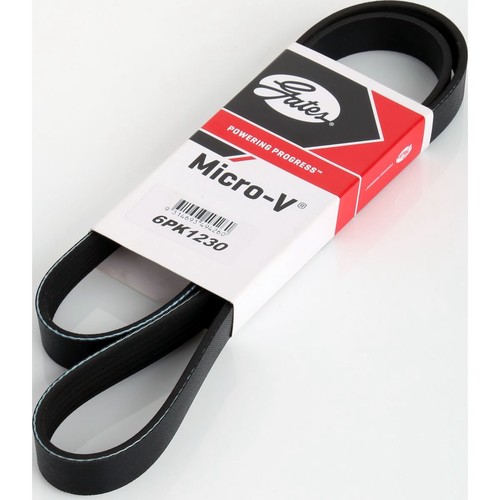 Gates Micro-V Multi Ribbed Drive Belt 6 Rib x 1230mm - 6PK1230 Auto Part