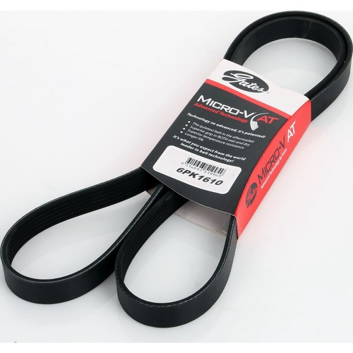 Gates Micro-V Multi Ribbed Drive Belt 6 Rib x 1610mm - 6PK1610 Auto Part