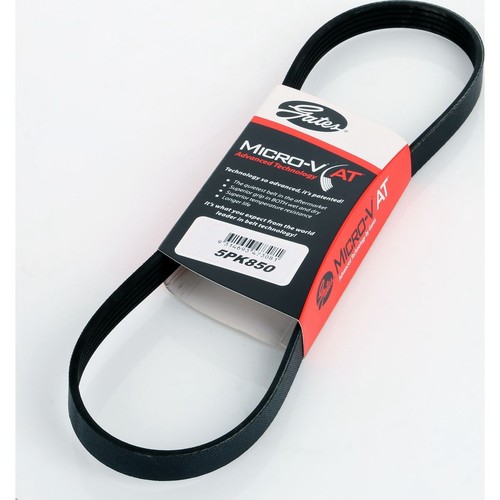Gates Micro-V Multi Ribbed Drive Belt 5 Rib x 850mm - 5PK850 Auto Part