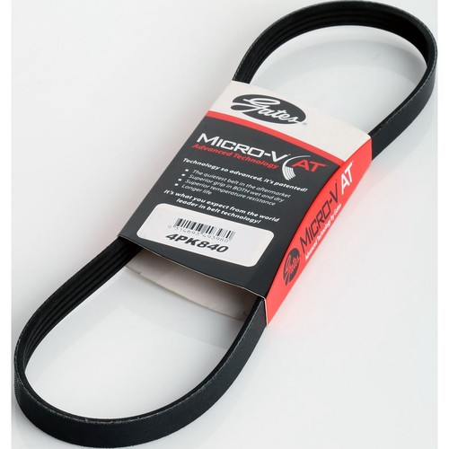 Gates Micro-V Multi Ribbed Drive Belt 4 Rib x 840mm - 4PK840 Auto Part