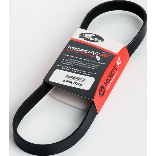 Gates Micro-V Multi Ribbed Drive Belt 5 Rib x 855mm - 5PK855 Auto Part