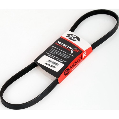 Gates Micro-V Multi Ribbed Drive Belt 4 Rib x 940mm - 4PK940 Auto Part