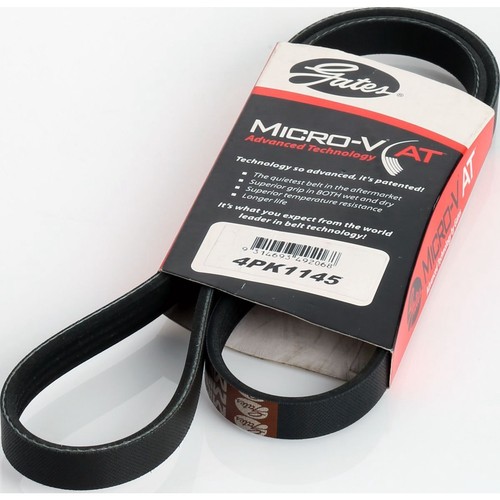 Gates Micro-V Multi Ribbed Drive Belt 4 Rib x 1145mm - 4PK1145 Auto Part