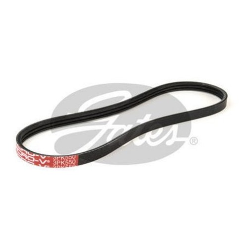 Gates Micro-V Multi Ribbed Drive Belt 3 Rib x 550mm - 3PK550 Auto Part