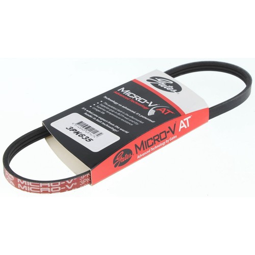 Gates Micro-V Multi Ribbed Drive Belt 3 Rib x 635mm - 3PK635 Auto Part