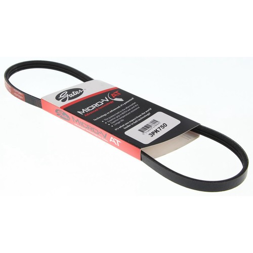 Gates Micro-V Multi Ribbed Drive Belt 3 Rib x 750mm - 3PK750 Auto Part