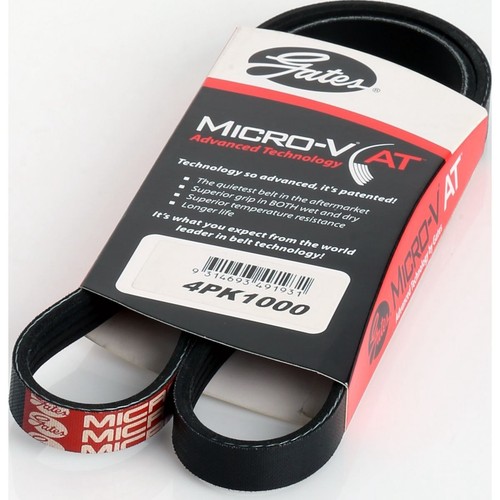 Gates Micro-V Multi Ribbed Drive Belt 4 Rib x 1000mm - 4PK1000 Auto Part