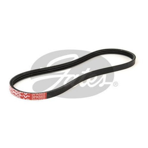 Gates Micro-V Multi Ribbed Drive Belt 3 Rib x 665mm - 3PK665 Auto Part