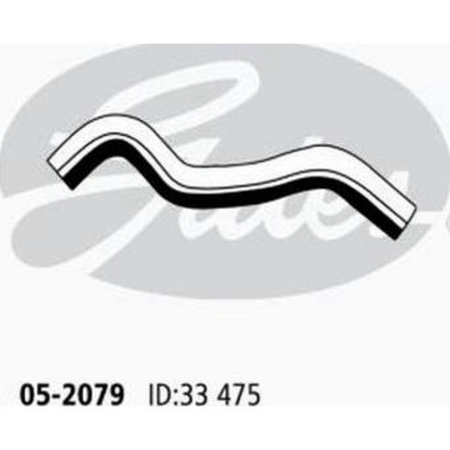 Gates Radiator Hose Upper - 05-2079 Cooling Hose Car Service Auto Part