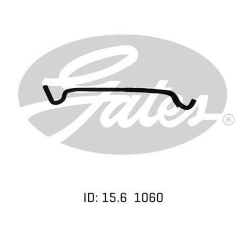 Gates Moulded Heater Hose - 02-1158 Replacement Hose Car Service Auto Part