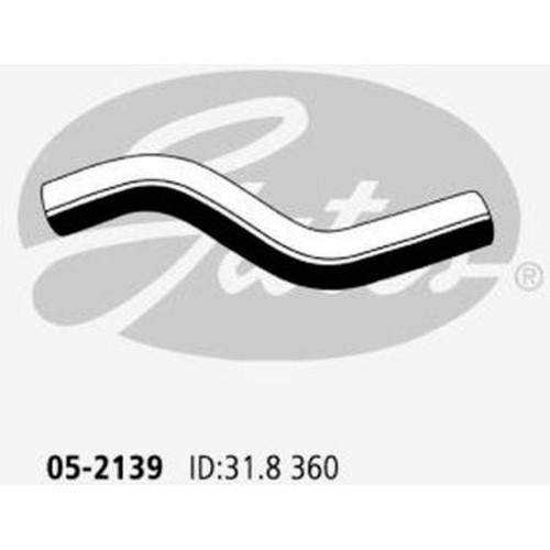 Gates Radiator Hose - 05-2139 Cooling Hose Car Service Auto Part