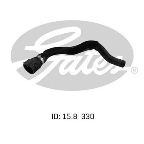 Gates Moulded Heater Hose - 02-1591 Replacement Hose Car Service Auto Part