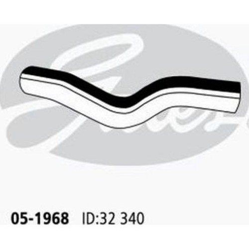 Gates Radiator Hose Upper - 05-1968 Cooling Hose Car Service Auto Part