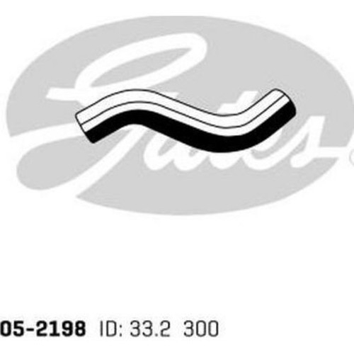 Gates Radiator Hose Upper - 05-2198 Cooling Hose Car Service Auto Part