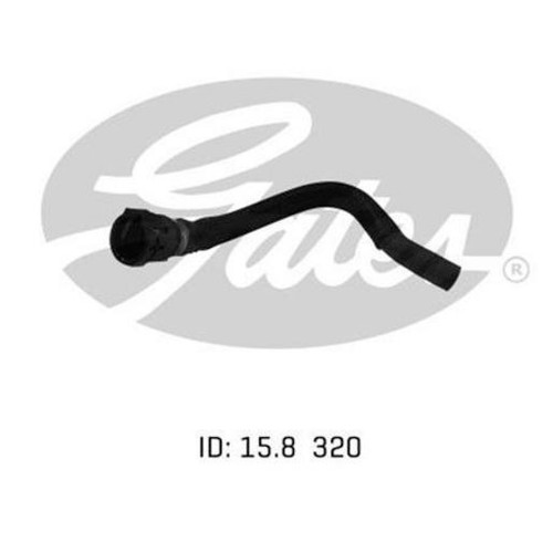 Gates Moulded Heater Hose - 02-1589 Replacement Hose Car Service Auto Part