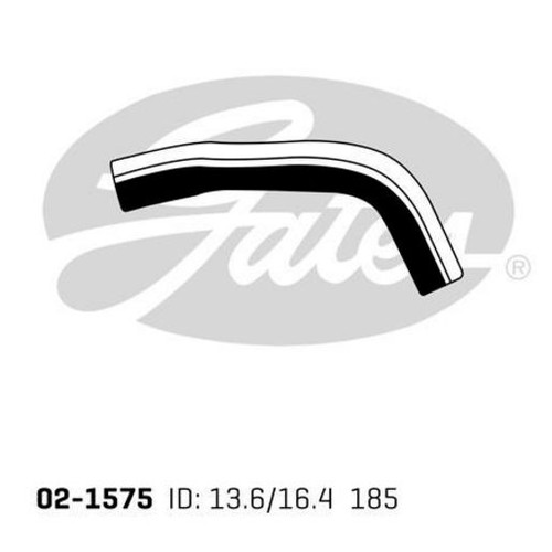 Gates Moulded Heater Hose - 02-1575 Replacement Hose Car Service Auto Part