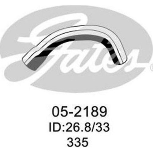 Gates Radiator Hose Upper - 05-2189 Cooling Hose Car Service Auto Part