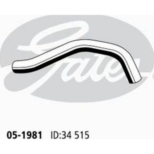 Gates Radiator Hose - 05-1981 Cooling Hose Car Service Auto Part