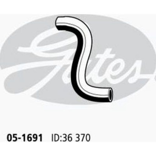 Gates Radiator Hose Lower - 05-1691 Cooling Hose Car Service Auto Part