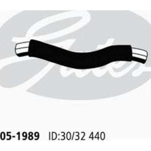 Gates Radiator Hose Upper - 05-1989 Cooling Hose Car Service Auto Part