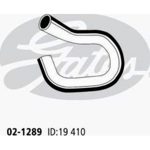 Gates Moulded Heater Hose - 02-1289 Replacement Hose Car Service Auto Part