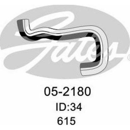 Gates Radiator Hose Upper - 05-2180 Cooling Hose Car Service Auto Part