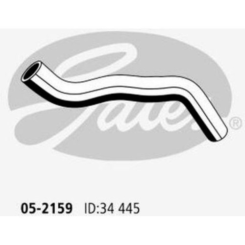 Gates Radiator Hose Upper - 05-2159 Cooling Hose Car Service Auto Part