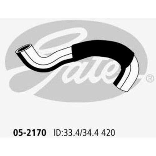 Gates Radiator Hose Upper - 05-2170 Cooling Hose Car Service Auto Part