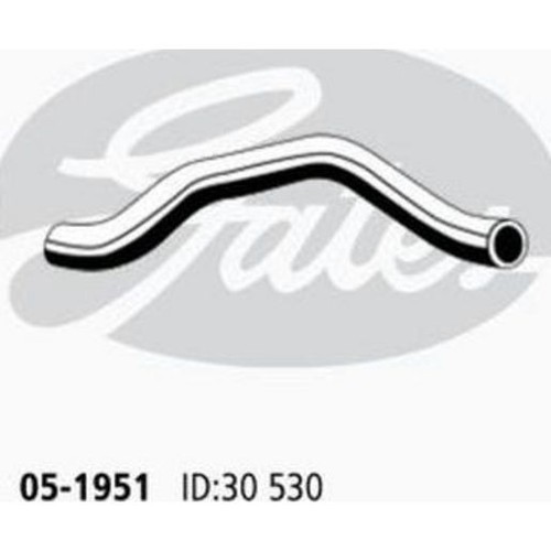 Gates Radiator Hose Lower - 05-1951 Cooling Hose Car Service Auto Part