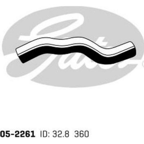Gates Radiator Hose Upper - 05-2261 Cooling Hose Car Service Auto Part