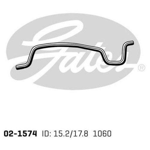 Gates Moulded Heater Hose - 02-1574 Replacement Hose Car Service Auto Part